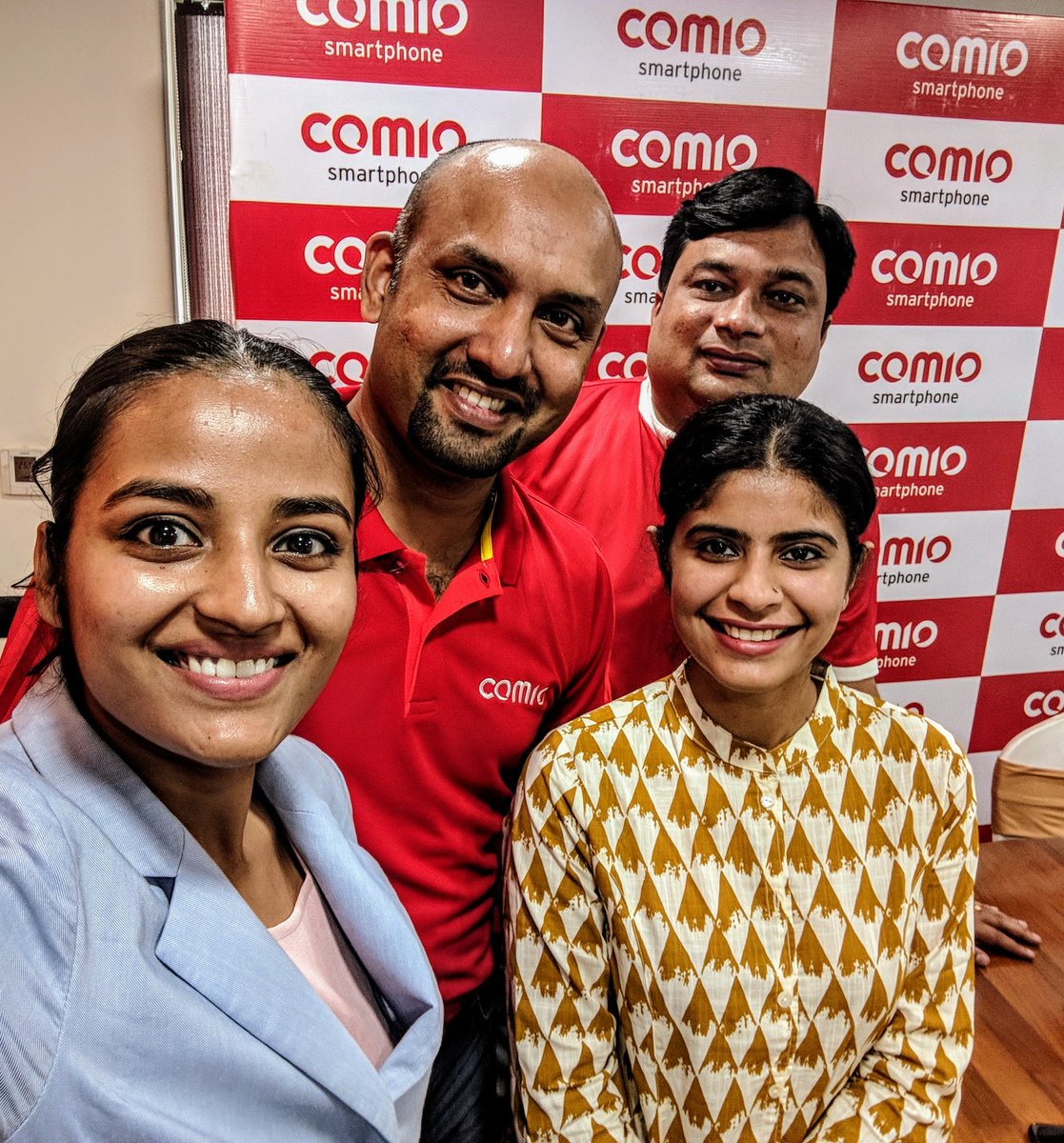 ankitamalik17's tweet image. Vizag launch ✔️ #COMIOX1Note #COMIOC1Pro