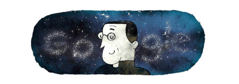 CecileChabot's tweet photo. #science #bigbang
Google rend hommage à Georges Lemaître ce matin. https://t.co/F2CWX2THNg