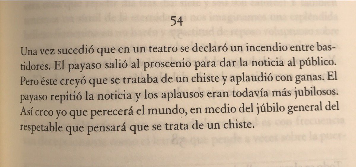 Kierkegaard sobre el fin del mundo: