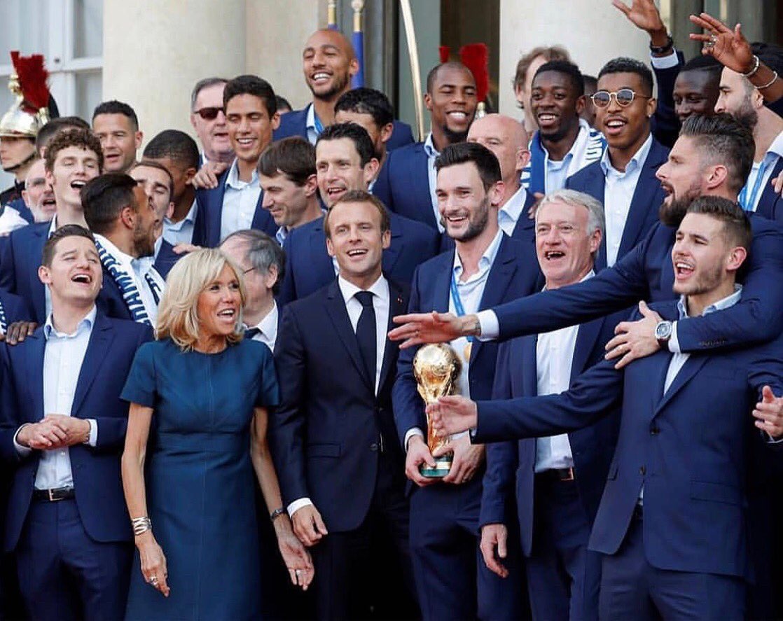 Vive la France ! Et vive la République ! ❤️🇫🇷🙌🏾 <a href="/EmmanuelMacron/">Emmanuel Macron</a> #LAFORCE #ChampionDuMonde