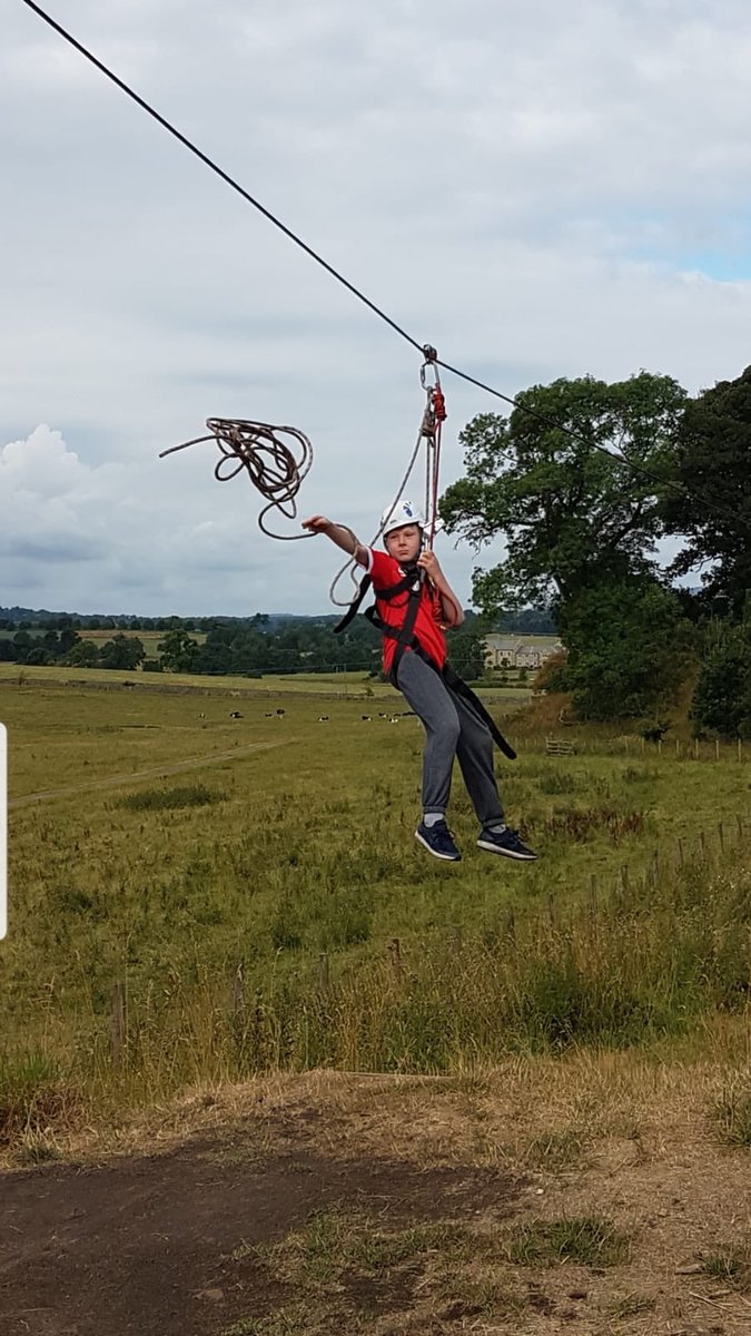 SConcannon4's tweet photo. Year 6 showing bravery with tackling the zipwire! #year6 #WaddowHall @EPSElton https://t.co/ezdPyx9IeM