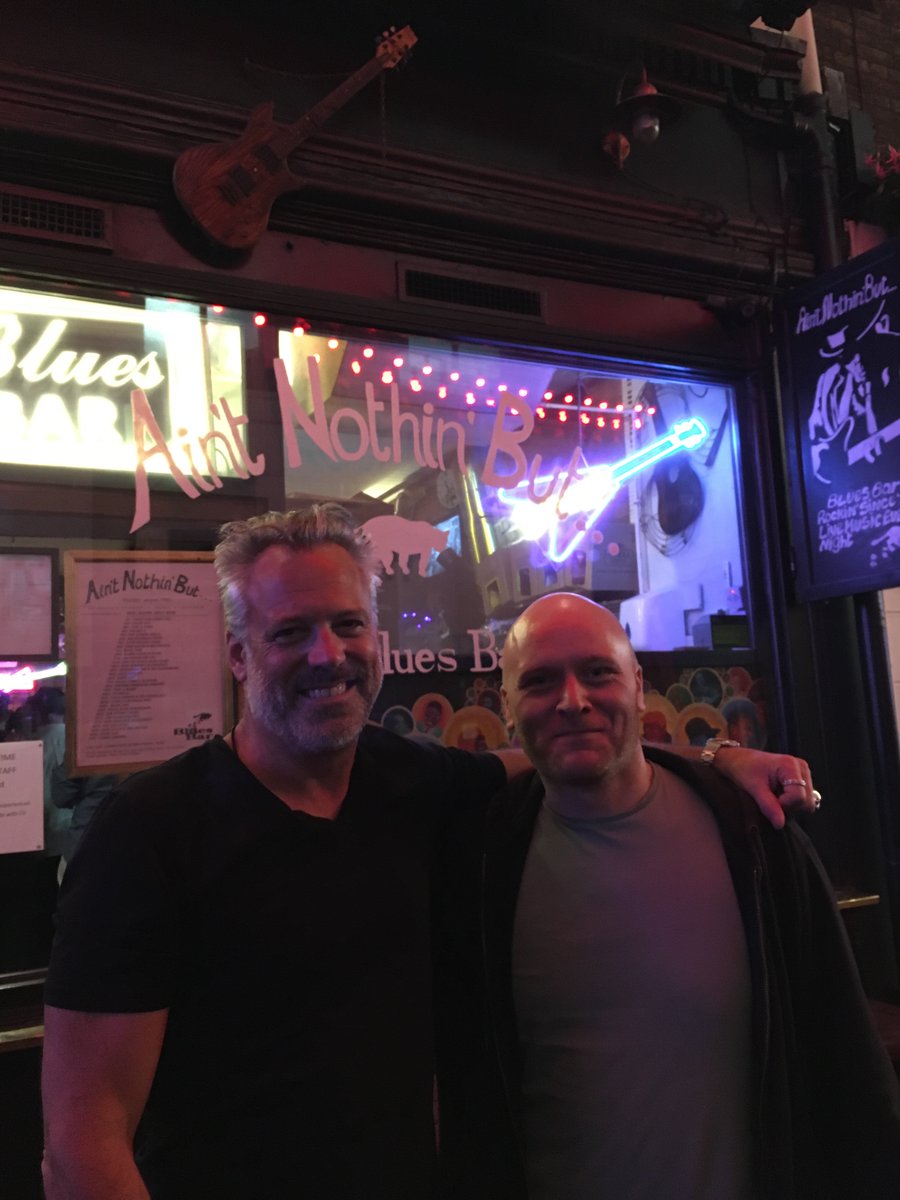 Met this guy last night at #London’s #AintNothinBut Blues bar. He’s #Hollywood #Cinematographer and #Director #WallyPfister (Momento, The Dark Knight Trilogy, Inception). Not only is he an amazing #DOP, but he’s also a smokin’ #blues #guitarist and a nice guy, too.
