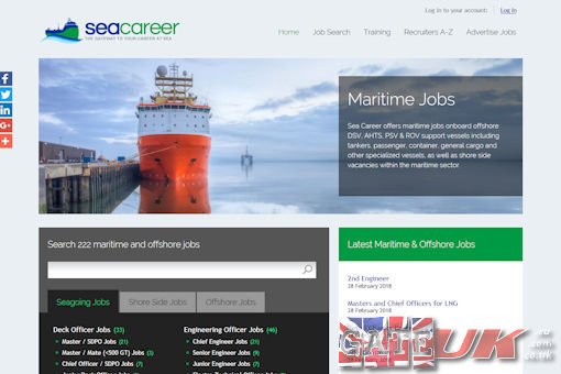 gateuk.com added : Sea Career - Sea Career is the leading job board with offshore jobs and maritime jobs onboard offshore DSV AHTS, PSV, ROV vessels including tan... (gateuk.com/detail/sea-car…)  #MartimeJobs
