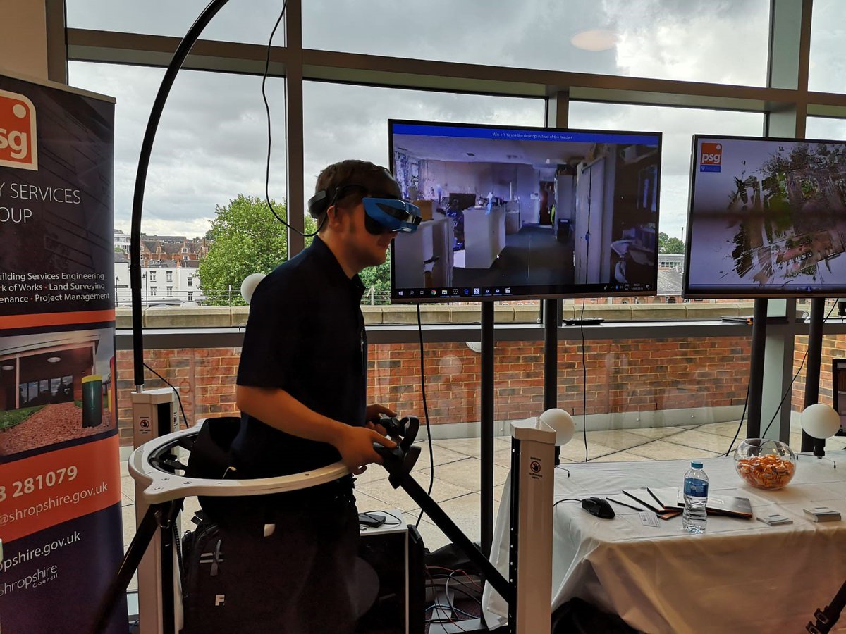 PSGShropshire's tweet photo. Our Faro Focus S 150 Digital Laser Scanner in action at Tech Severn Conference. #Dominaction #3Dscanner #techsevern https://t.co/nqzoF6Bdjt