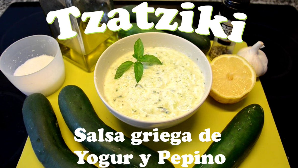 Recetahortelano's tweet photo. ¿Cómo hacer Tzatziki? la salsa griega de yogur y pepino https://t.co/lG3RubcLx5 #Tzatziki #salsas #cocina #Pepino #Yogur #ajo #menta #AOVE #limón #ensalada #recetas #gastronomía #dietamediterranea #FelizMartes #Huerto https://t.co/O8uB3DgC39