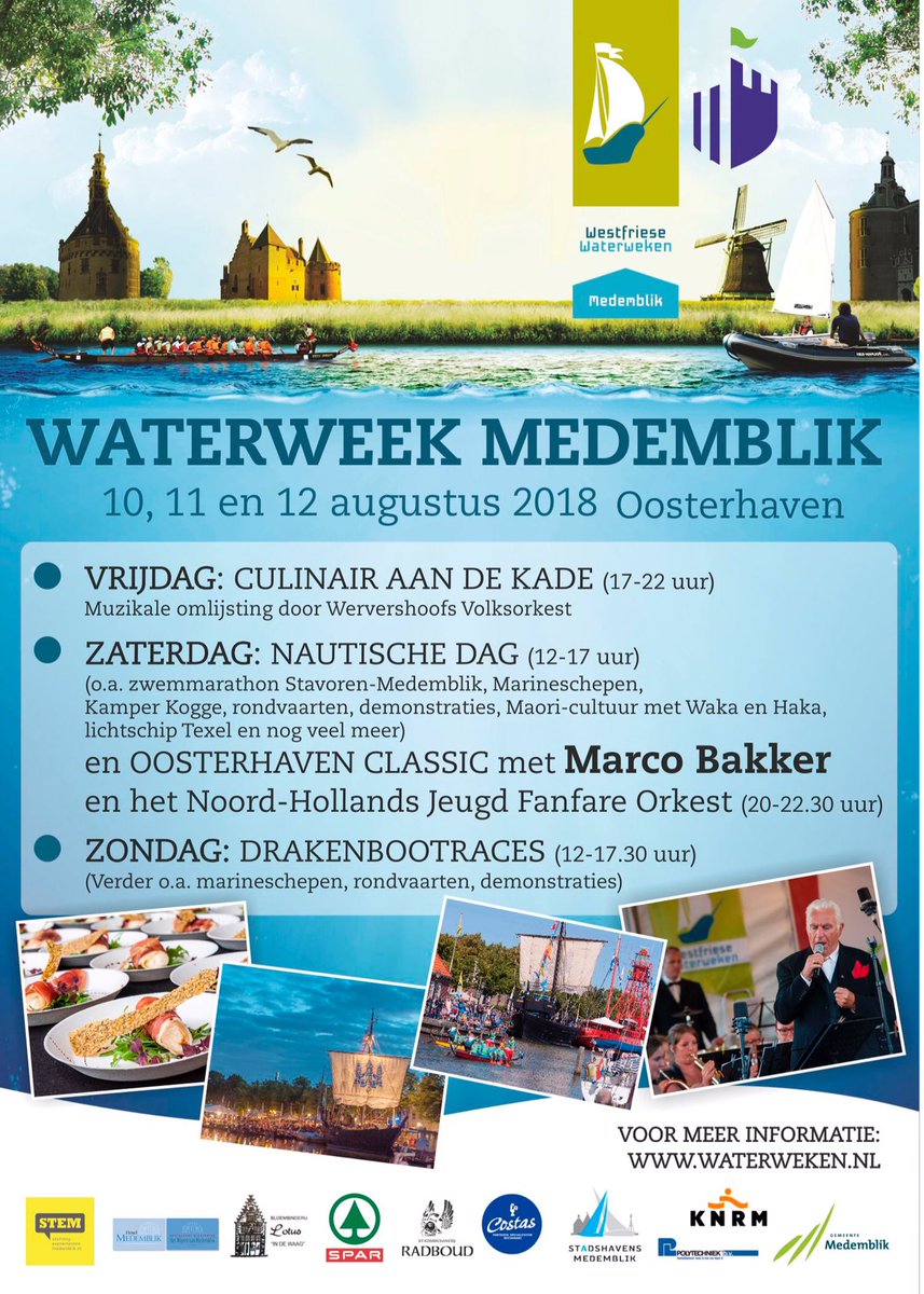 Spectaculair programma met o.a. unieke demonstraties met een traditionele Nieuw-Zeelandse Waka en de even zo befaamde Haka krijgersdans. Zelf leren? Volg de speciale workshops op zaterdag 11 augustus! Even de Maori’s in #medemblik <a href="/HollandbovenAsd/">HollandbovenAmsterd</a> <a href="/RTVNH_WFries/">RTVNH Regio W-fries</a>