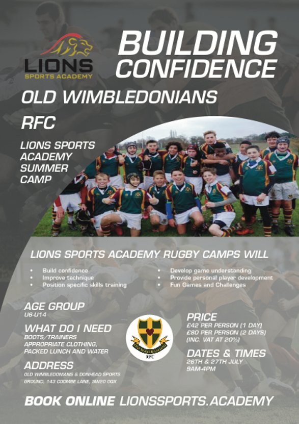 WorcesterPkMums's tweet image. A few spaces left next week at #Rugby #SummerCamp at #OldWimbledonians with highly recommended @LionsSAOfficial Lions Sports Academy! Book here for July 26th and 27th, 9-4pm: bit.ly/2sXJiG1 #localmums