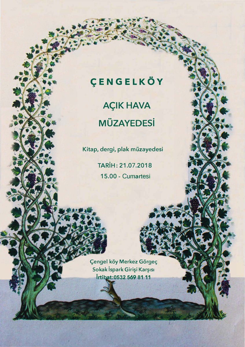 #müzayede #Çengelköy #kitap Ara bitti. Abdullah Ağa Yalısı -Sütiş"e dönmeden önce  açık havada kitap ,dergi ,plak ve gazete müzayedemiz başlıyor.21 Temmuz Cumartesi saat :15'de Çengelköyde sahilde Görgeç Sokak İspark Girişi karşısındayız.İ