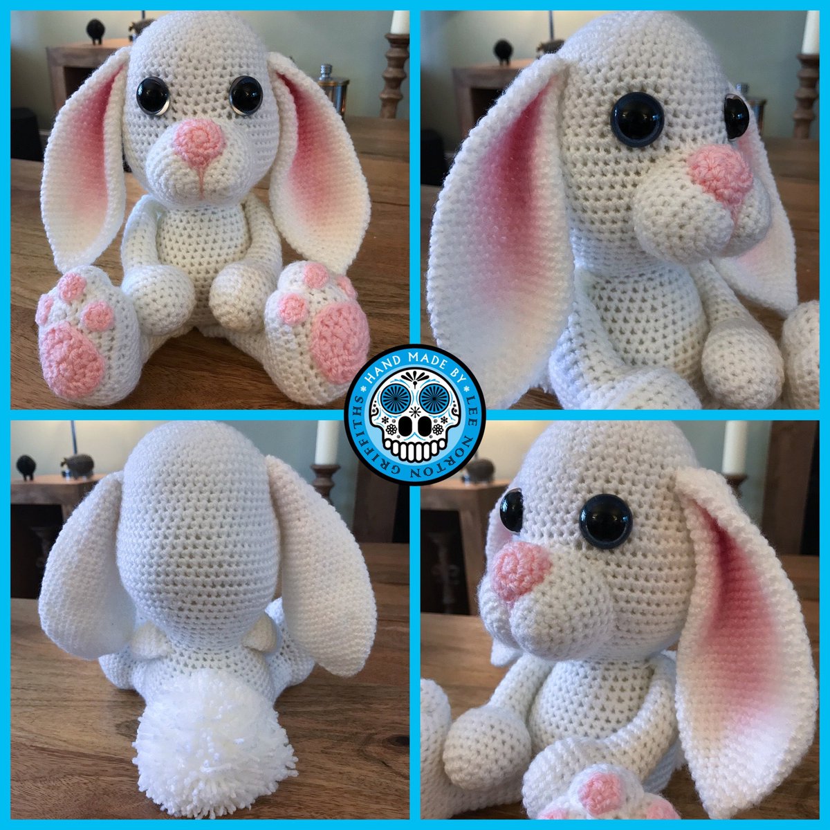 woofer1971's tweet photo. Excited to share the latest addition to my #etsy shop: Bunny rabbit pattern,  #amigurumipattern #amigurumirabbit https://t.co/svRvTE6zj8 https://t.co/tD6cFbOug9