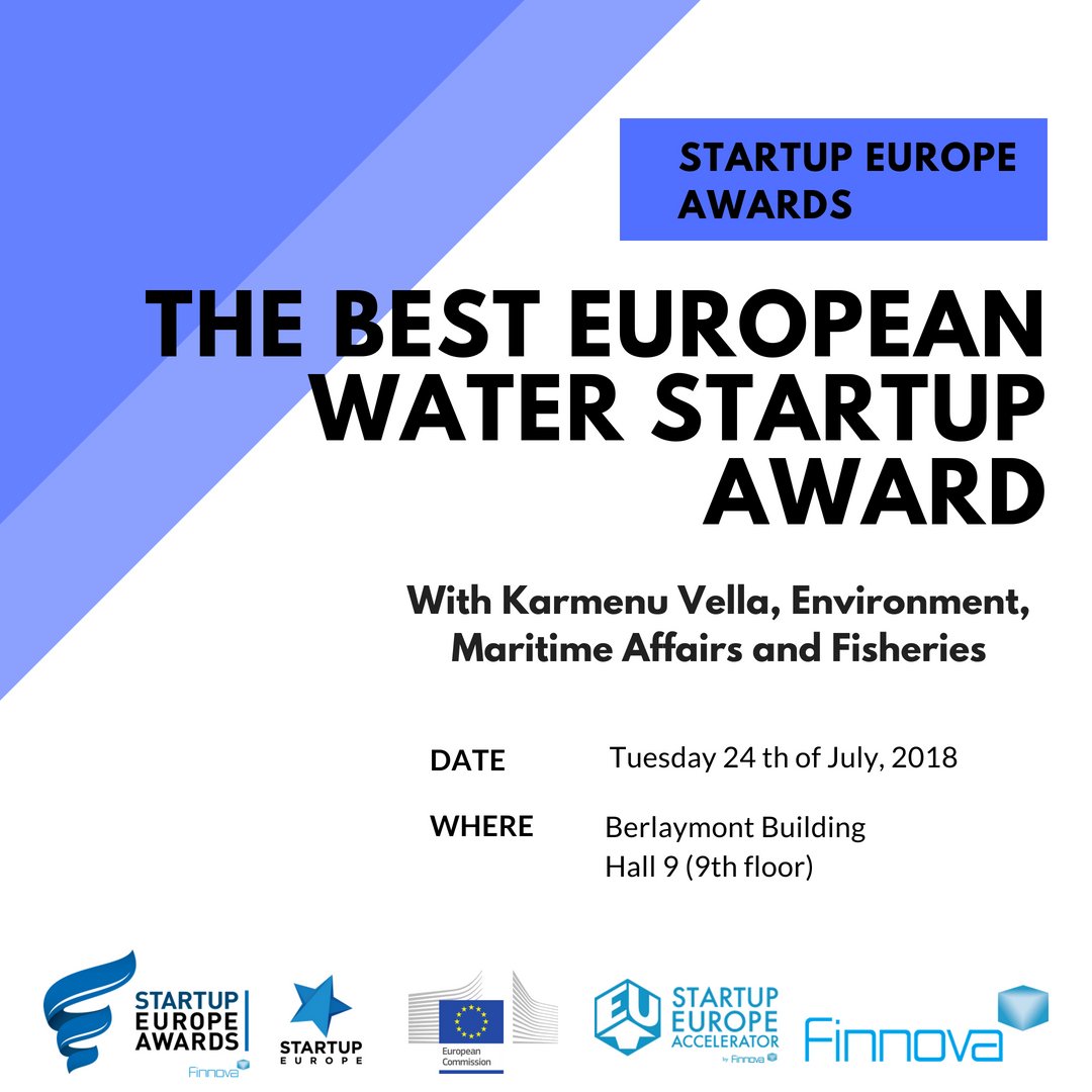 FinnovaEU's tweet photo. #Biomyc and #Enova are the best #European #StartUp in #Green and #Water categories! Next July 24th Mr. @KarmenuVella will awards them. Congrats team! https://t.co/YRMSaVxPzF