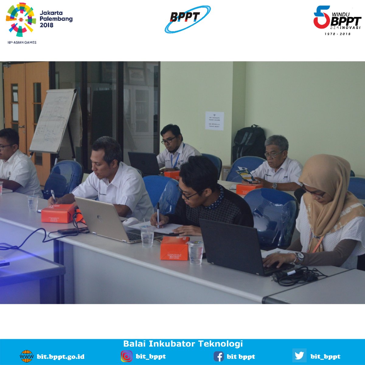 bit_bppt's tweet image. 16 Juli 2018, Balai Inkubator Teknologi mengadakan roadshow sosialisasi inkubasi untuk Deputi Bidang Teknologi Pengembangan Sumberdaya Alam @tpsa_bppt @bppt_ri di Gedung 810 (Geostech) @puspiptek. 
#bppt #bppt_ri #bitbppt #inkubatorteknologi #technologyincubator #roadshow