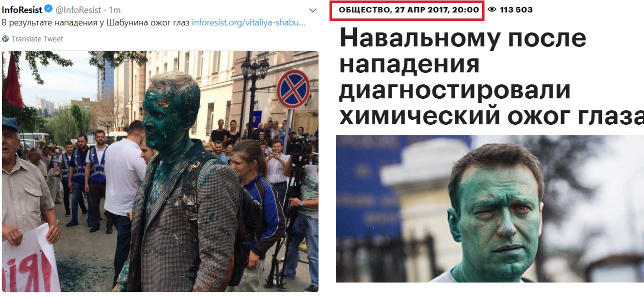 У Шабунина, которого облили зеленкой под САП, диагностировали химический ожог глаз - Цензор.НЕТ 17