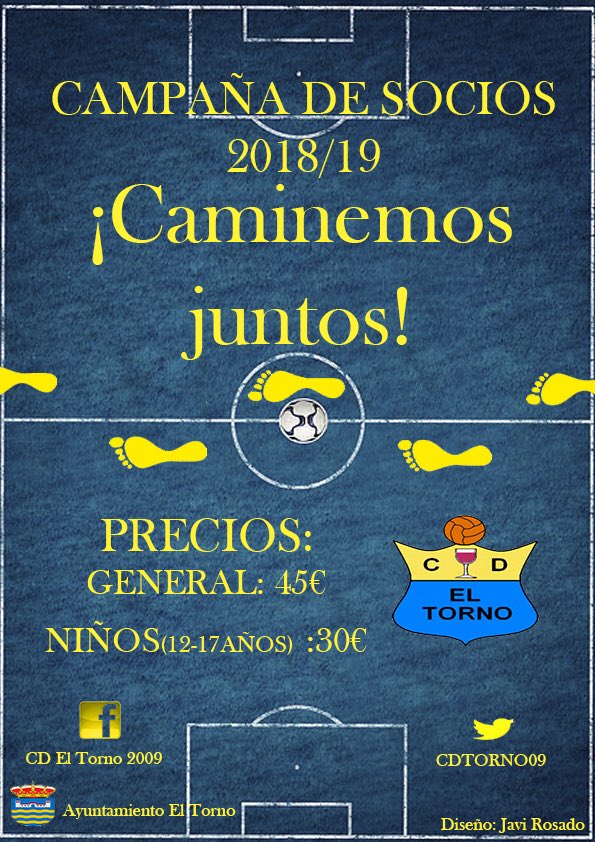CAMPAÑA DE SOCIOS 2018/19

¡CAMINEMOS JUNTOS!

HAZTE SOCIO