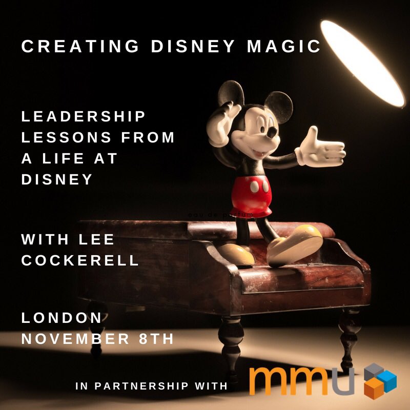 MMU_Global's tweet photo. ‘Nothing is “just the way it is”. It is the way you let it be’ Lee Cockerell, Former VP Ops, Walt Disney World Resort®. For one day only, hear the leadership lessons from a life spent at Disney #CreatingDisneyMagic #OpsExc https://t.co/lzR46mafZW https://t.co/E2ang1DKsp