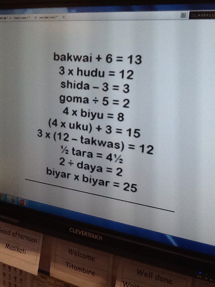 uptonclass5b17's tweet photo. All very excited completing team challenges in maths today. Round one: can you crack the code? https://t.co/wKF6OiE4Pk