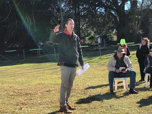 Oliver Costello of Firesticks Alliance speaking at National #Indigenous Fire Workshop 2018 <a href="/bundanon/">Bundanon</a> <a href="/CapeYorkNRM/">Cape York NRM</a>