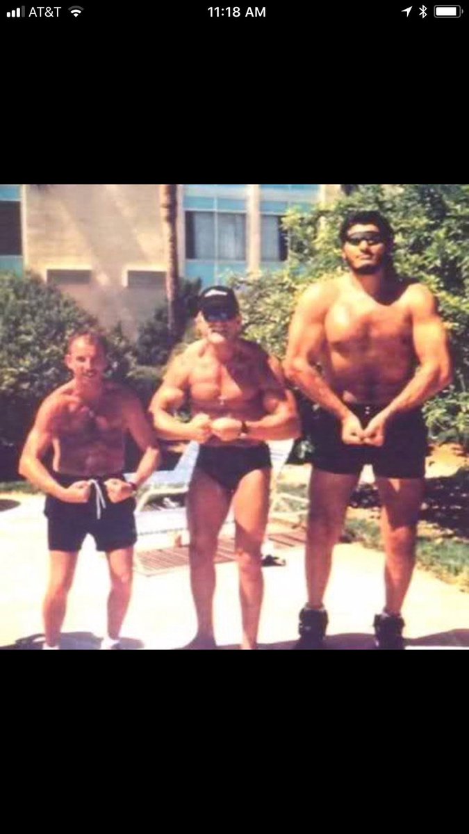 Just found this old pic of Fonz,me and Gonzalez,I forgot how big he was brother HH https://t.co/OvIz4jWOcH