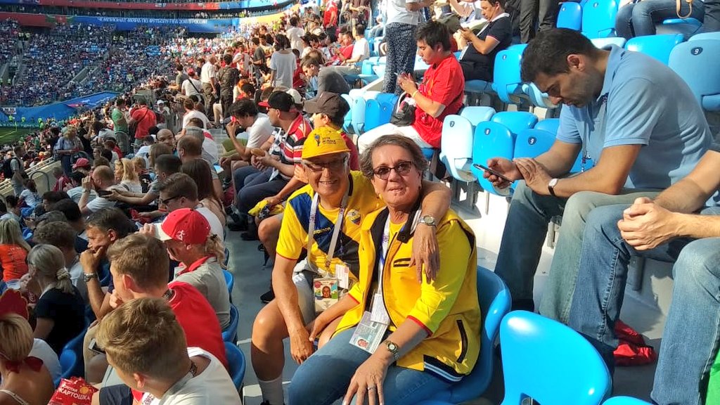 WayQuito's tweet photo. Nuestros #ViajerosFutboleros están de regreso. Ya vuelan en @aeroflot hacia #LaHabana #Cuba, luego de disfrutar un mundial fantástico.
#Rusia2018, hasta siempre. https://t.co/f6aiJYA1J5