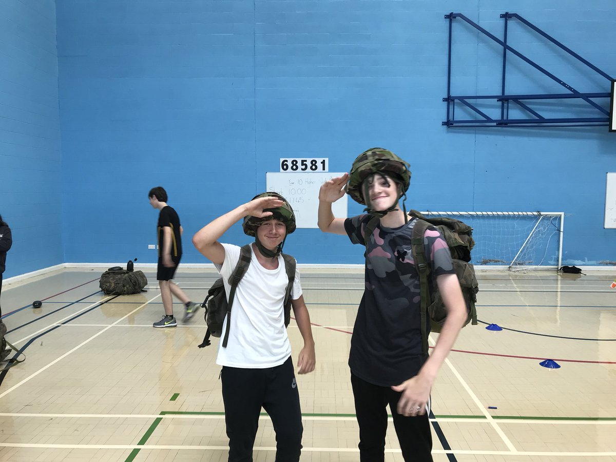 ArchbishopDofE's tweet photo. Some Yr9 boys: ‘I’m curious, can I complete the assault course wearing some of the military kit?’. Me: ‘be active, give it a go’. Remember, take responsibility for your own learning, by being Active in the life of your school, the church, and the wider community.#positivecitizens https://t.co/oLpOeXzUd9