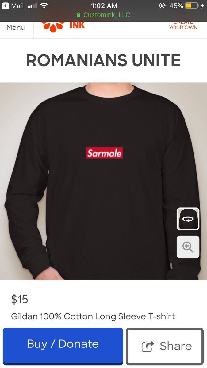 Stephanie7777M's tweet photo. Alo iubire! Sarmale shirts are $15 get em while they’re hot! Link in bio https://t.co/blj9IUsqmH