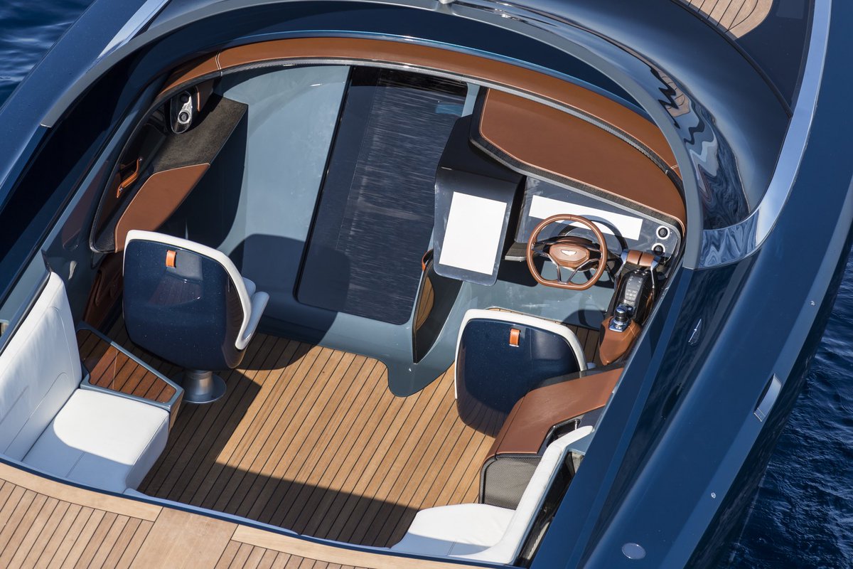 QYachts's tweet photo. The AM37 is made up of 3500 specifically designed and engineered unique parts, combining the highest level of #technology and #innovation. https://t.co/lRhrX4rKmO
#DriveTheWaves
#AstonMartin #yacht #luxury #style #design #British #craftsmanship  #power #boat #AM37 https://t.co/GVuqqeb0ER