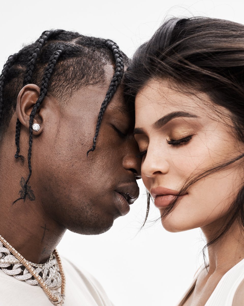 Image result for Kylie Jenner & Travis Scott for GQ US August 2018