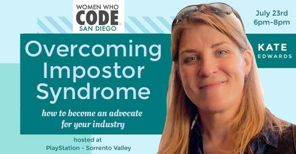 WWCodesandiego's tweet image. Join us for a special event featuring Kate Edwards @geogrify! Please RSVP here: eventbrite.com/e/overcoming-i… #KateEdwards #womenwhocode #WWCodeSanDiego
