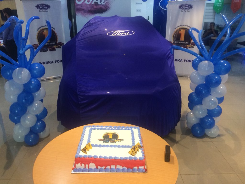 CarDekho's tweet photo. .@FordIndia will deliver its #1millionth car in #India today. The carmaker has exported even more cars from India till date. https://t.co/6612PWHFDJ
