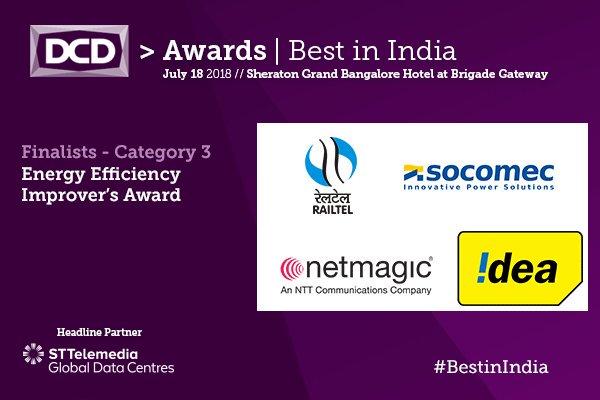 socomec_IN's tweet photo. DCD Best in India Awards!
#SOCOMEC is proud to be in the #finalists for #EnergyEfficiency Improver's #Award category.
Visit us at #DatacentreDynamics - Webscale, Bangalore, Booth #11 between 18th to 19th July 2018.
More Information : https://t.co/6hccaKihzt https://t.co/78rc9Nmnyb