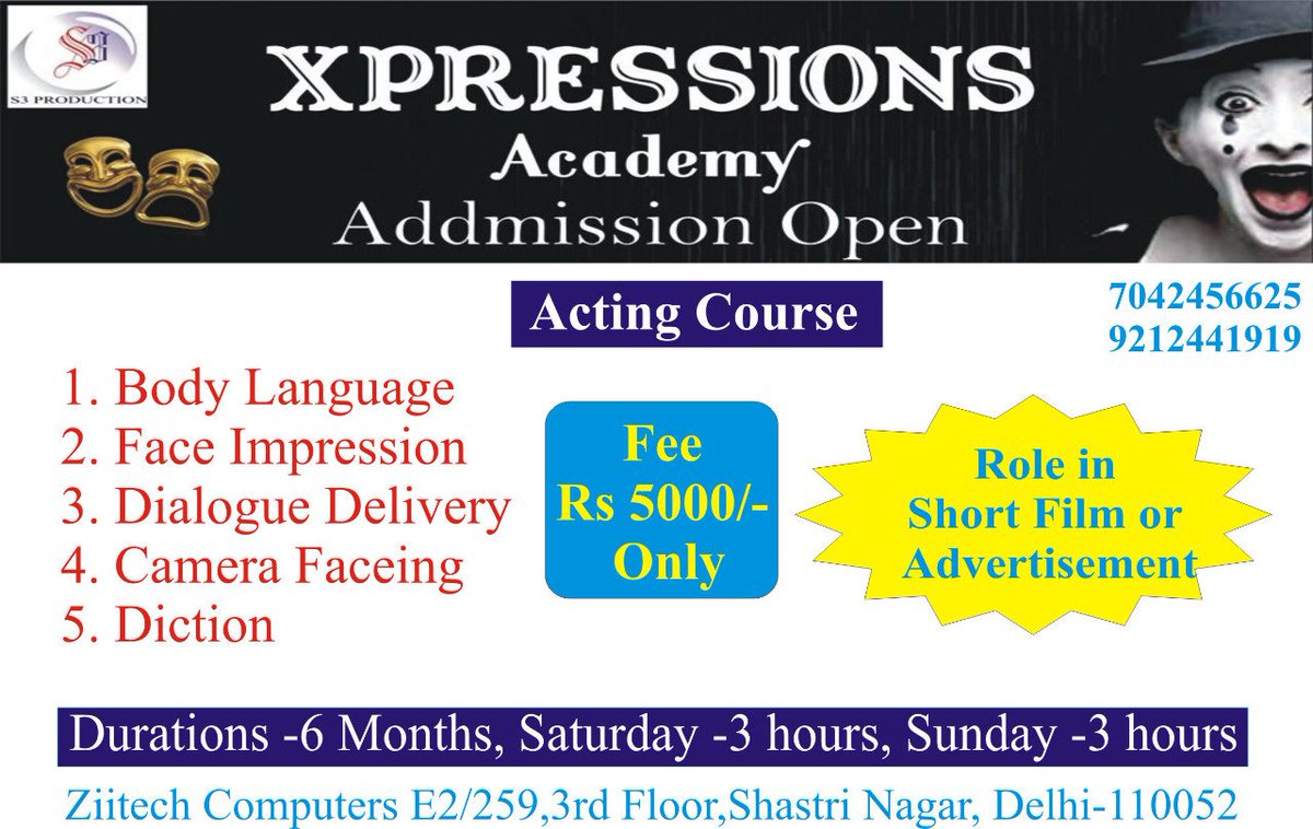 clearfunda's tweet photo. #actingagency #actingacademy #modelingagency #modelingacademy #Xpressionsacademy #delhi #bollywood #hollywood https://t.co/LkIOcZdlLI
