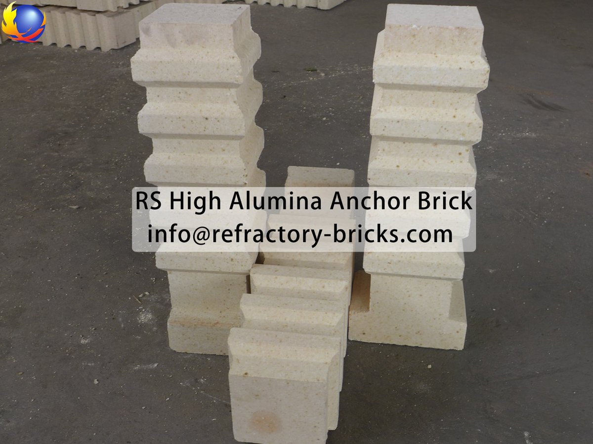 RSRefractory's tweet image. RS Refractory High Alumina Anchor Brick, widely used for the roof and walls of the #heatingfurnace with features of high strength, good mechanical performance and good anti-strip performance. #refractorymanufacturer #anchorbrick