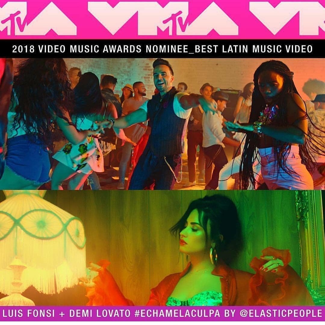 FCFonsiPolonia's tweet photo. Utwór #EchameLaCulpa został nominowany do Video Music Awards 2018 #vmas w kategorii #BestLatinVideo. Głosować można na stronie https://t.co/GJvV7M1ZJ5 
@luisfonsi @ddlovato @MTV https://t.co/GymK4U8rwx