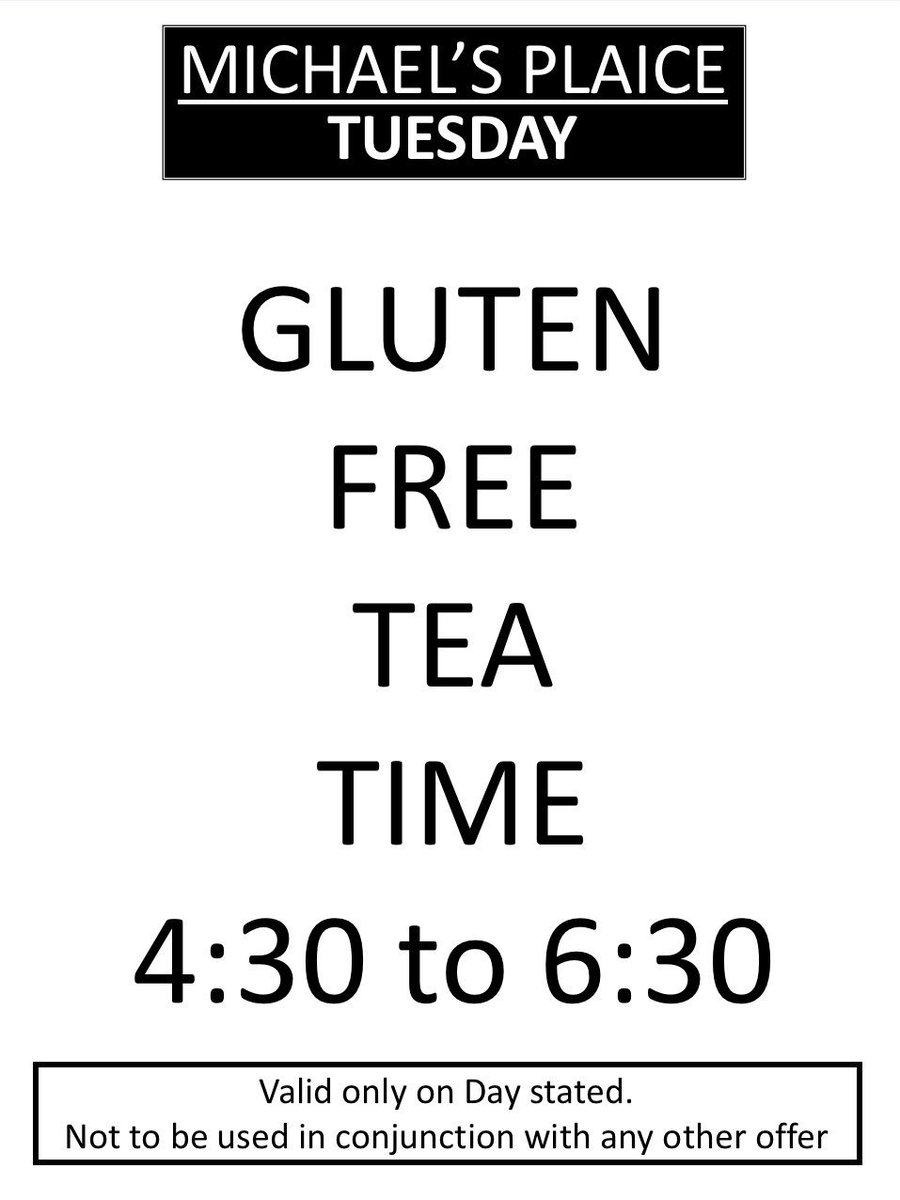 Today’s Tea Time Special! 
GLUTEN FREE FISH &amp; CHIPS
Please note times !!! 4:30 to 6:30 and you can call to order.