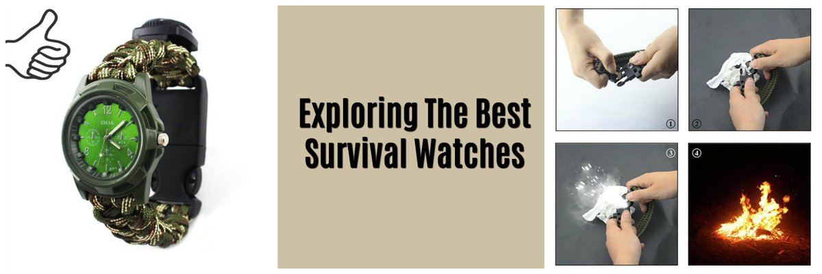 outdoor_prep's tweet photo. While a #survivalwatch may seem like a quaint idea, these are a great addition to your prep #gear! Which watch would you choose? .... https://t.co/njUafbgNYp #preppergear #SHTF #survivalgear https://t.co/QsdfRNN9n6
