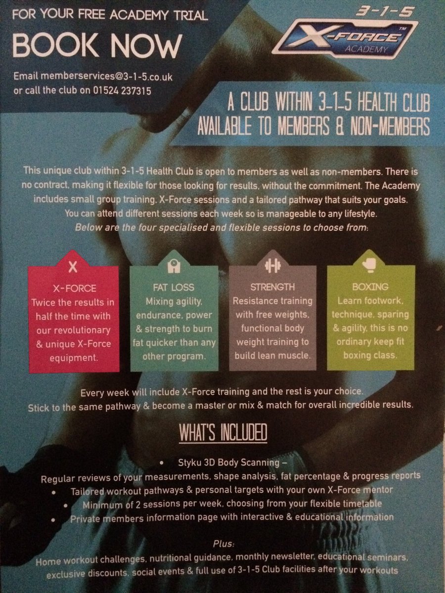 RLIPaedsPhysio's tweet photo. This is who I train with. If you're scared of going to classes or need some extra support to hit goals, come and join the Academy! Extremely supportive trainers and groups. Even a summer 8 week challenge about to start!
@315healthclubs #hateexerciseloveactivity #getactive @xforce https://t.co/1Th2juLbes