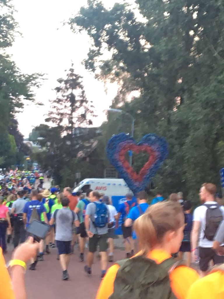 The military team enjoying their first day, already half way around good work guys #militaryteam18 #surreyteams18 <a href="/4daagseroute/">vierdaagseroutelive</a>