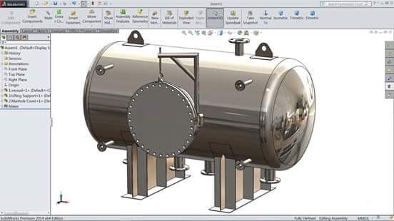 With SolidWorks software, engineering design become much easier (3D nodeling)
