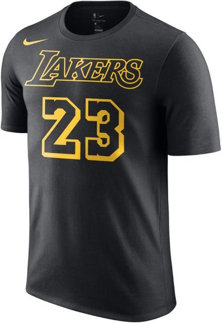 black and gold lakers jersey