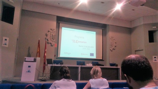 Previsonor's tweet photo. Desde @Previsonor asistimos a la jornada de presentación de la Cámara de Comercio de Madrid sobre el programa Tic Camaras de apoyo a PYMES.
#FelizMartes @CamaradeMadrid @ticcamaras #pymes https://t.co/RJ83VNGDEb