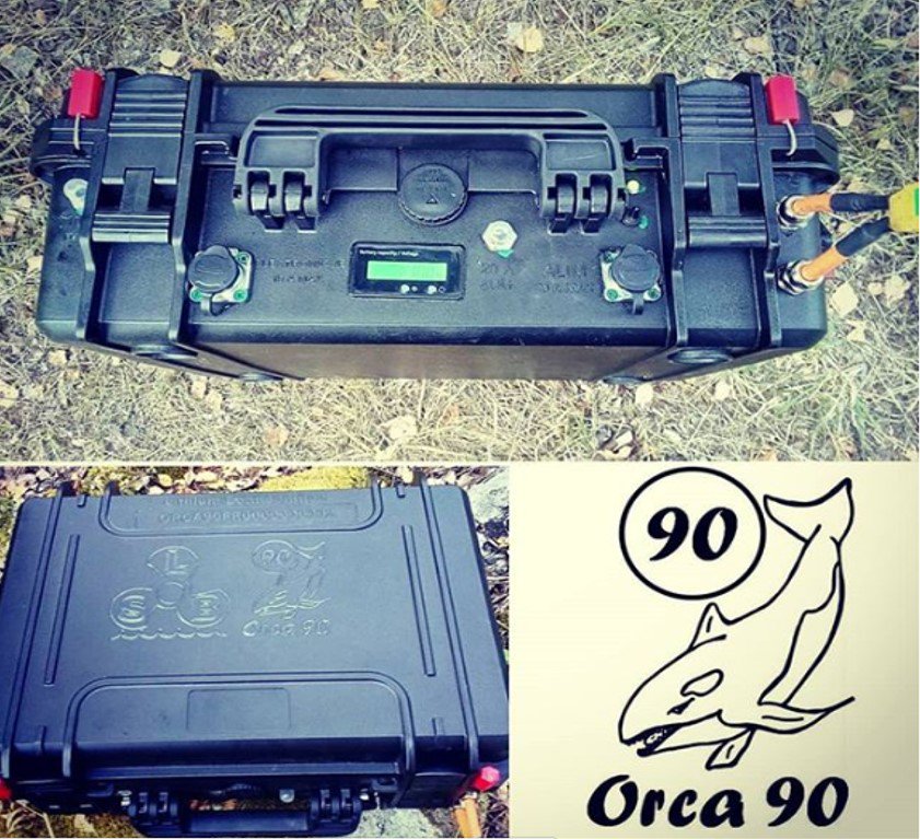 OPAEnergyAB's tweet photo. Full lithium battery designed for Boat: Orca 90 36v 90Ah, custom made with engine specific output AND 2 12v separated outputs IP67 protected for electronics as fishfinder pump, LED, sound system... 17 kg Size 46*37*18 cm. #lithium #battery #motor #panasonic #lithiumboatsolution https://t.co/cBDq3u98j5