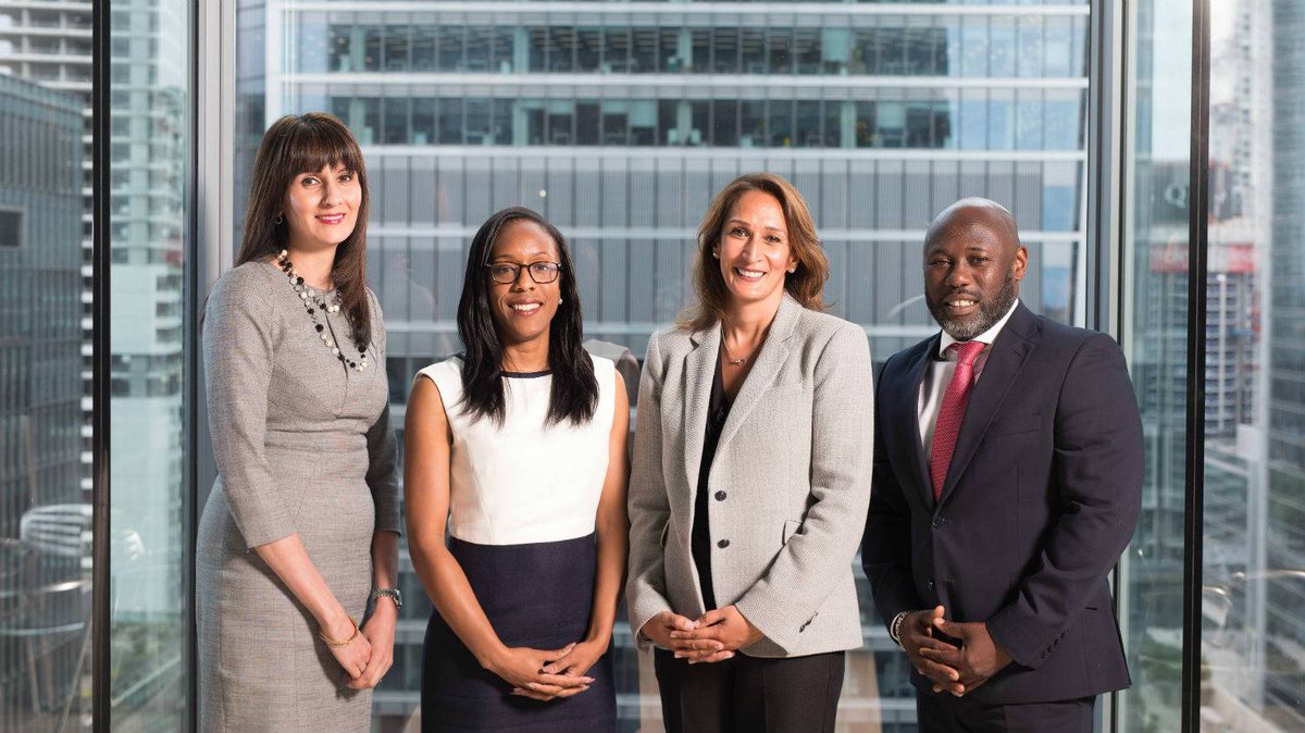 theBBBAwards's tweet photo. @khalia_newell, @KenOsivwemu,  @jagdeep_rai and @VNazreen of Barclays talk about the workplace barriers faced by people from ethnic minority backgrounds – and how they are helping @Barclays overcome them. https://t.co/3acdq15uux #diversity #inclusion https://t.co/zxelLiyRno