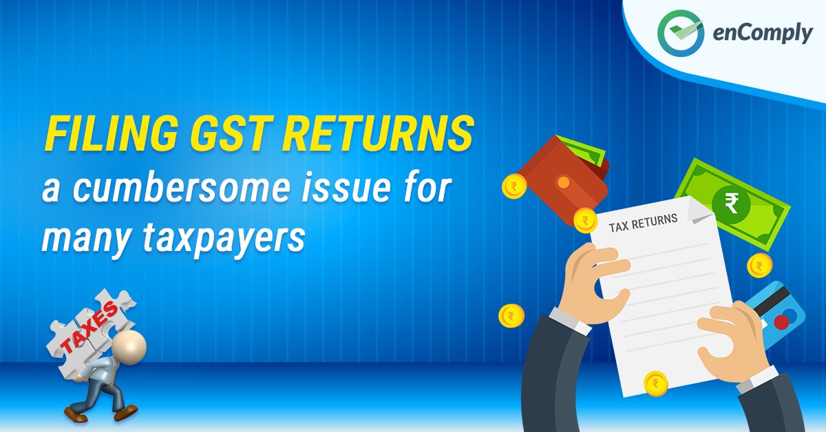 TaxillaInc's tweet photo. Filing GST returns: a cumbersome issue for many taxpayers!
#GSTFilingSolution #GSTFilingSoftware #GSTSoftware #GSTReconciliation #GSTServices #encomply Do follow Link for More Details:
https://t.co/DsHsLRq09r https://t.co/aMYariE4ib