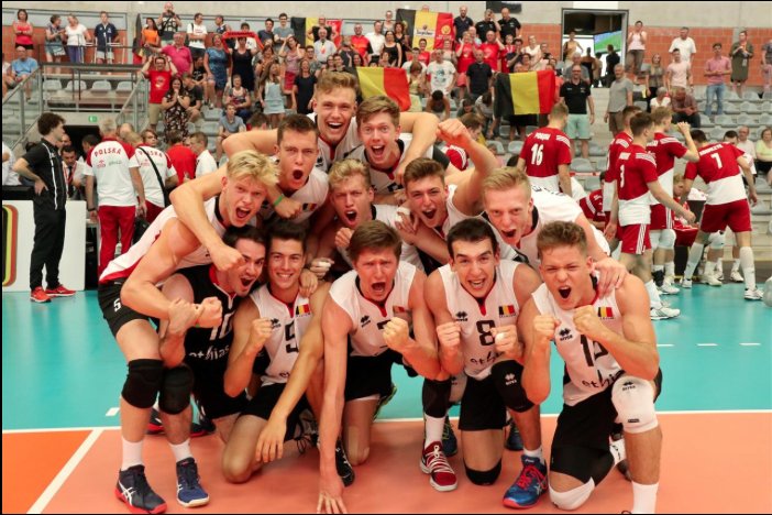 Hoogdagen voor de Belgische supporters bevolley.eu/mannen/hoogdag…