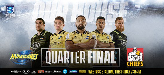 TicketDirect's tweet photo. Join @Hurricanesrugby at the Wellington I-Site this Thursday between 10.30am &amp; 11.30am.

Grab your tickets to their home quarter-final at Our House, Westpac Stadium on Friday night, grab some Hurricanes giveaways and meet members of the 2018 squad ahead of their big game! https://t.co/q3PFF1xrG6