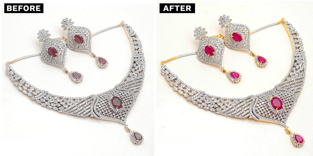 #JewelryPhotoRetouching is very crucial for making your #product_photos more appealing to customers.Contact us for free trail: bit.ly/2H0lXKC