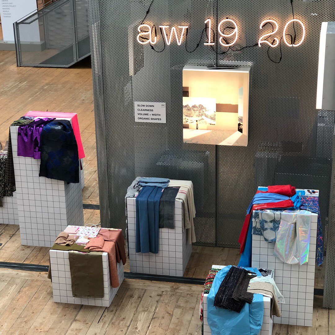 MunichFabric's tweet photo. Welcome the new textile season Autumn.Winter 19/20 - Looking forward to welcoming you at VIEW today and tomorrow! #showtime #viewmunich #readytogo #fabrics #accessories #design #denim #textiles https://t.co/3b7Sd1TAlA