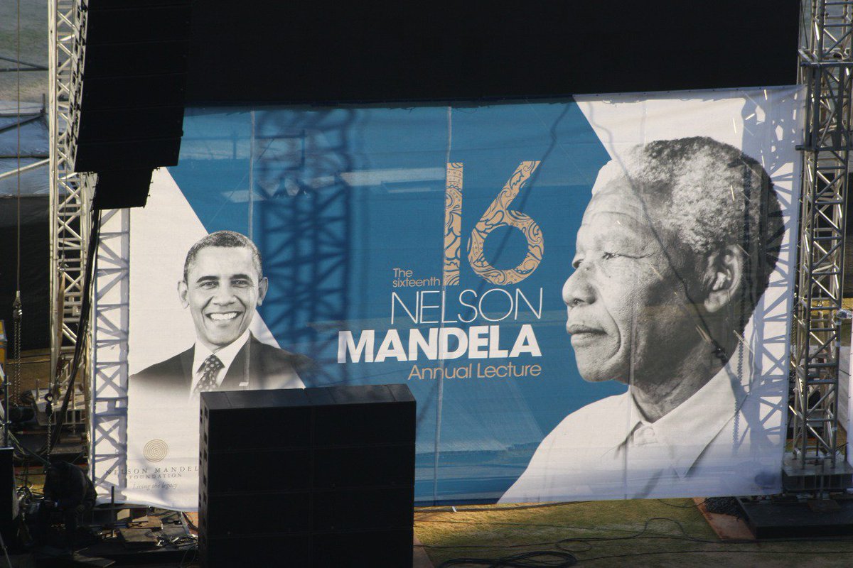 MandelaDay's tweet image. Preparations well underway for #NMAL2018 with @BarackObama!
#BeTheLegacy #MandelaObama