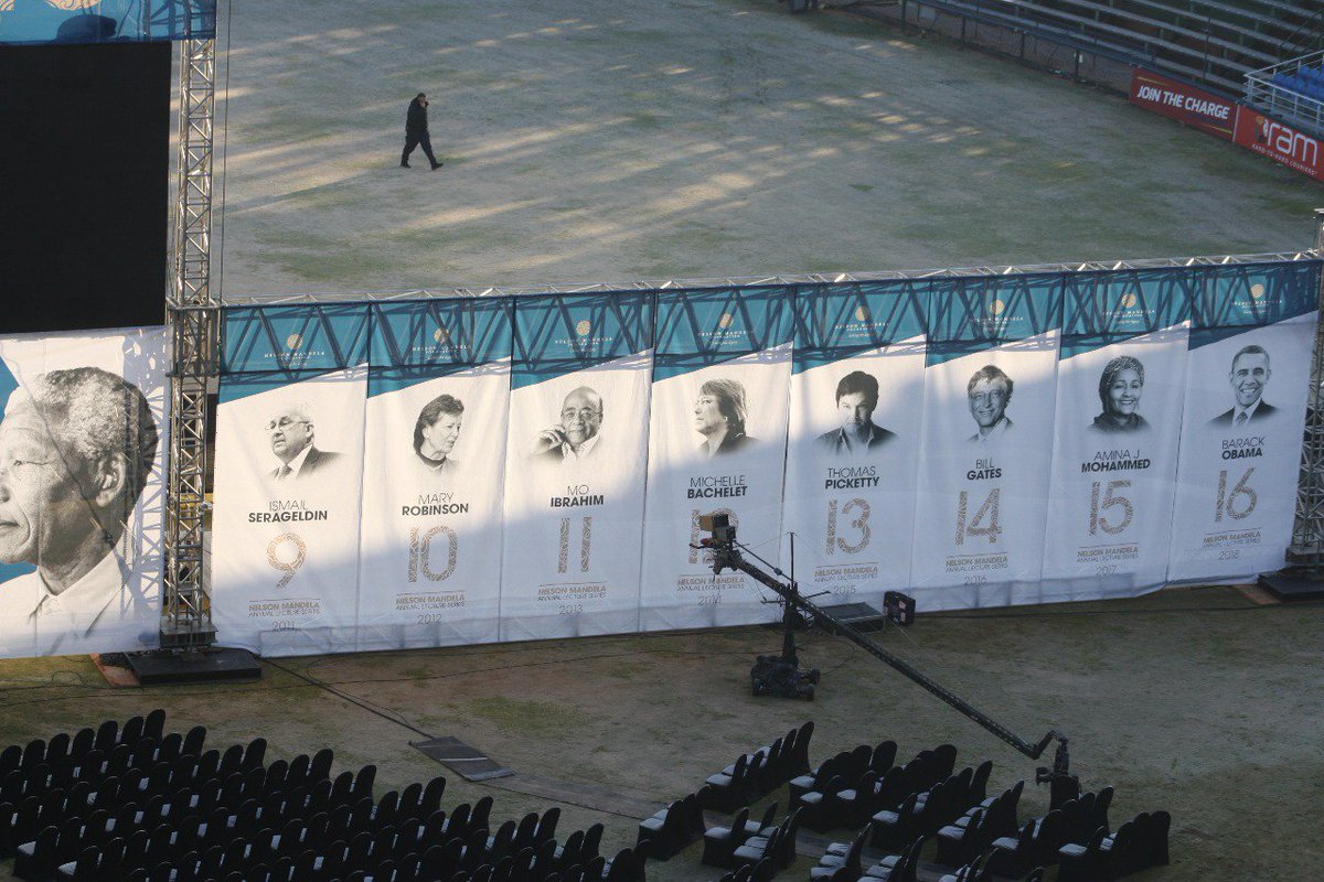 MandelaDay's tweet image. Preparations well underway for #NMAL2018 with @BarackObama!
#BeTheLegacy #MandelaObama
