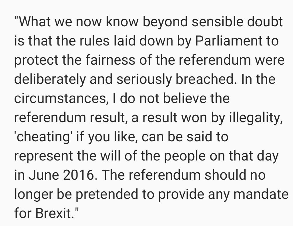 LizWebsterSBF's tweet image. #voteleavebrokethelaw 
#VoteLeaveCheated 
#referendumResultisVoid