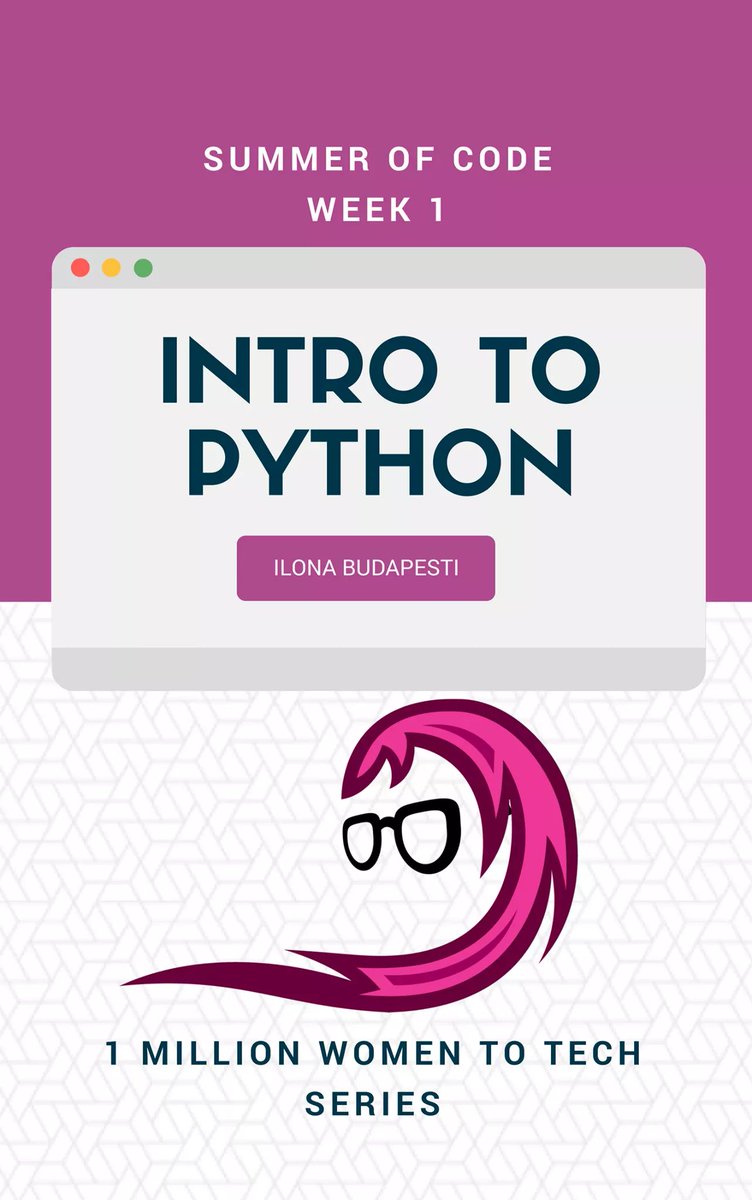archanaserver's tweet image. Yay!!🎊 Most awaited but finally SUMMER OF CODE is started.✨via @1mwtt❤️
WEEK 1 is all about "Introduction to Python" 🐍
Thank you @IlonaBudapesti😍 for the great initiative to all wonder women of the world.🌏
#1mwtt #summerofcode #pythonweek #girlwhocode👩💻 #100DaysOfCode